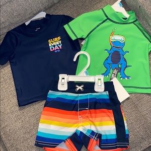 NWT Bundle of 6 month swimwear set 🩳👕👕